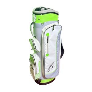 Callaway Solaire Golf Cart Bag – White/Green – Preowned, Good Condition